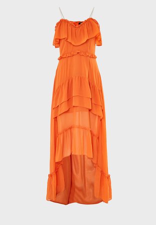 orange ruffle dress – Google Kereső