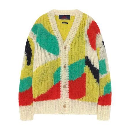 retro  wool cardigan sweater