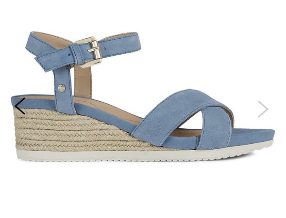 light blue grey sandals