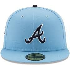 light blue baseball cap offset atlanta - Google Search
