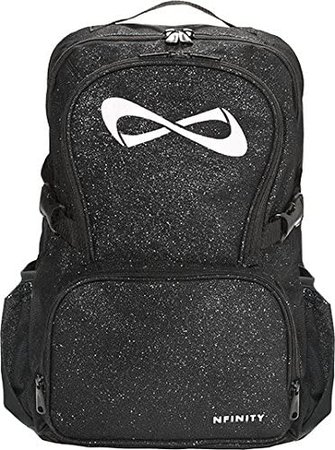 Amazon.com: Nfinity Sparkle Backpack Girls Glitter Bookbag | Perfect Bag for Travel, School, Gym, & Cheer Practices | 15” Laptop Compartment | Black with Teal Logo : Clothing, Shoes & Jewelry