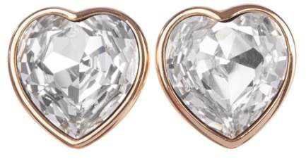 dior heart shaped earrings