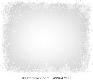 Christmas Background Frame Made Snowflakes Space Stock Vector (Royalty Free) 499647913 - Shutterstock