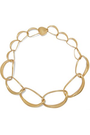 Dinosaur Designs | Liquid Chain gold-plated necklace | NET-A-PORTER.COM