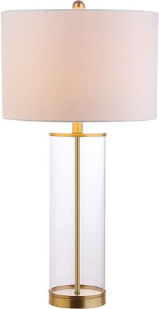 Amazon.com: JONATHAN Y JYL2005A Collins 29.25" Glass LED Table Lamp Modern,Contemporary,Glam for Bedroom, Living Room, Office, College Dorm, Coffee Table, Bookcase, BrassGold: Home & Kitchen