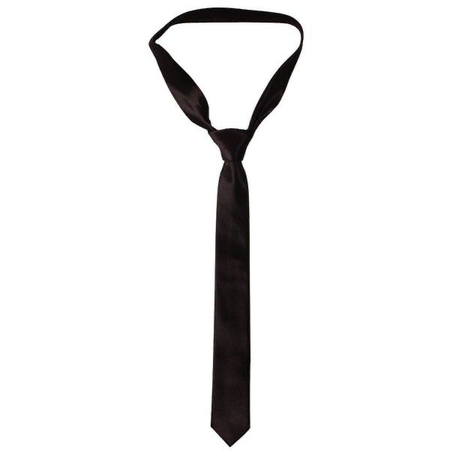 black neck tie