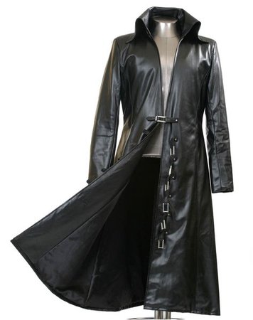 Black trench coat