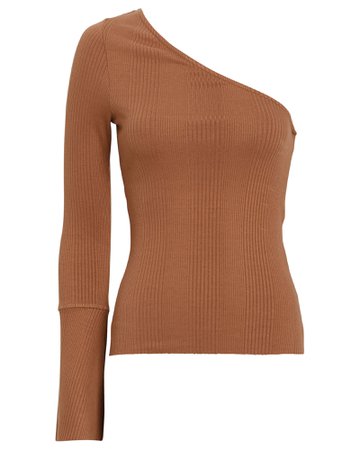 The Range | One-Shoulder Ribbed Top | INTERMIX®