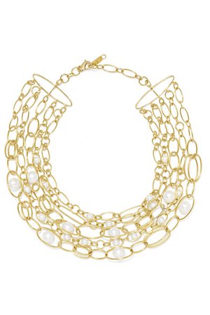 Ippolita | 18-karat gold pearl necklace | NET-A-PORTER.COM