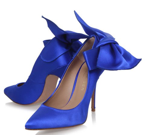 Kurt Geiger blue heels