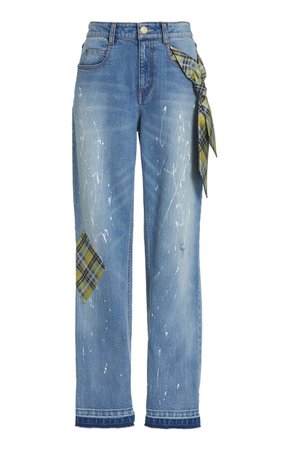 Jefferson Paint Splatter Boyfriend Jeans By Hellessy | Moda Operandi