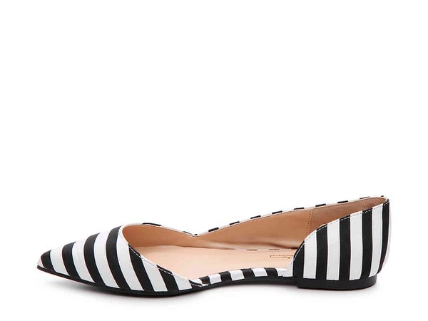 Journee Collection Cortni Striped Flat Women's Shoes | DSW