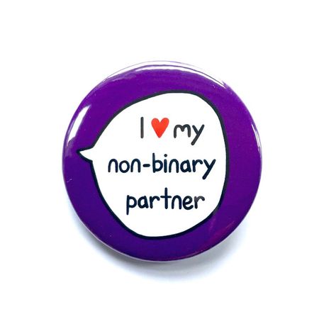 I ❤ my non-binary partner || sootmegs.etsy.com