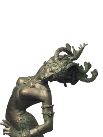 gorgon statue ❦ clip by strangebbeast