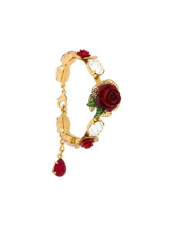Dolce & Gabbana crystal rose bracelet