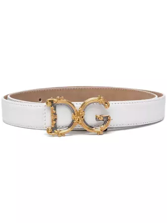 Dolce & Gabbana DG-logo Leather Belt - Farfetch