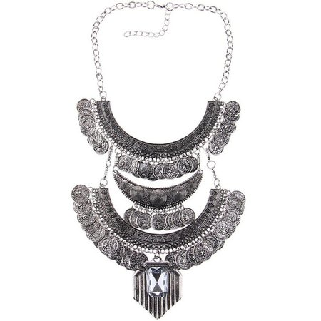 Ztech Collar Coin Necklace & Pendant Vintage Crystal Maxi Choker Statement Collier female Boho Big Fashion Women Jewellery Gifts-in Choker Necklaces from Jewelry & Accessories on Aliexpress.com | Alibaba Group