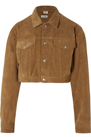RE/DONE | Cropped fringed suede jacket | NET-A-PORTER.COM