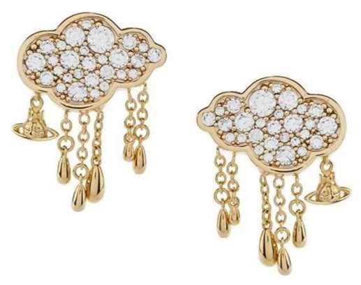 Vivienne Westwood Gold Cloud Earrings