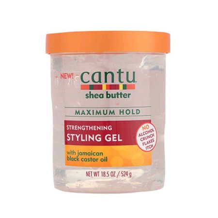CANTU Gel fixation MAXIMALE RICIN NOIR ( Styling gel) 524g
