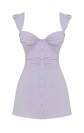 Clothing : Mini Dresses : Mistress Rocks Lavender Cap Sleeve Mini Dress