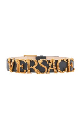 Versace Logo Letter Belt Size: 80 cm