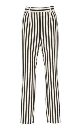 Striped Crepe Slim-Leg Pants by Dolce & Gabbana | Moda Operandi