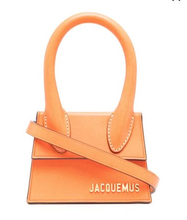 orange jacquemus mini bag