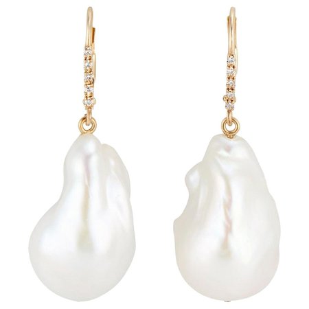 Gold Drop Earrings For Sale at 1stDibs