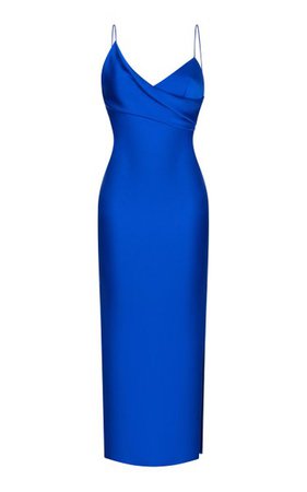 Asymmetric Satin Slip Dress By Rasario | Moda Operandi