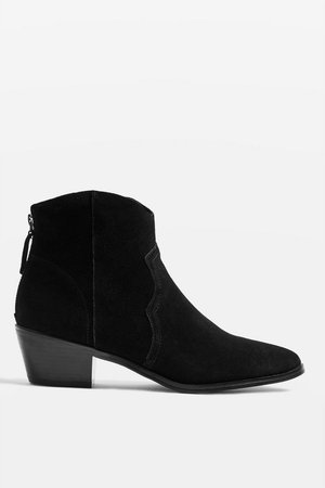 **WIDE FIT Betty Western Boots - Topshop USA