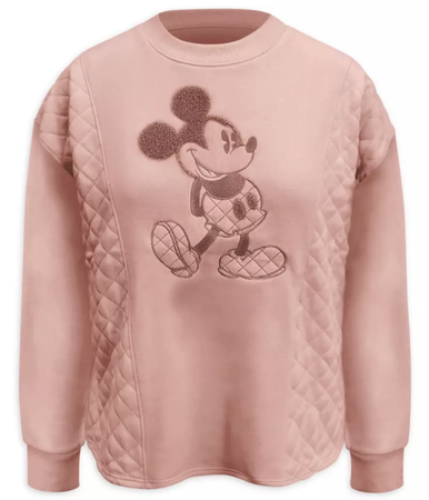 Pink Disney Quilted Sweater
