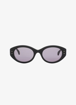 Women's Black Black Grey Brown Sunglasses | ALAÏA SK