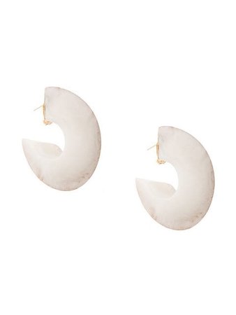 Vanda Jacintho oversized hoop earrings