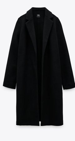 Zara black trench coat
