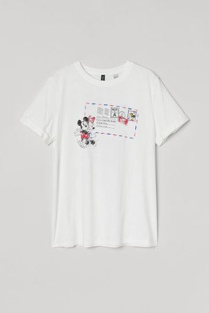 Printed T-shirt - White