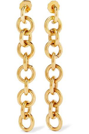 Laura Lombardi | Fede gold-tone earrings | NET-A-PORTER.COM