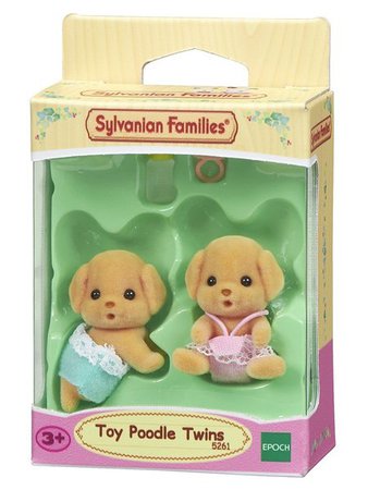 Sylvanian Families Toy Poodle Twins - Jac in a Box
