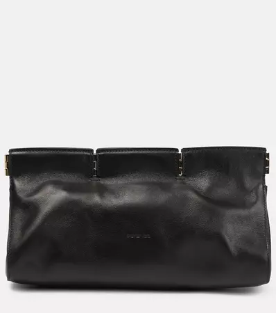 Peter Do - Hinged leather clutch | Mytheresa