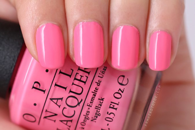 Manicure Monday: OPI Kiss Me I'm Brazilian - From Head To Toe