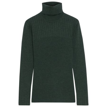 Kate Middleton's Iris & Ink Éloise Turtleneck Sweater in Forest Green