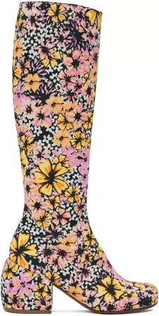dries-van-noten-multicolor-floral-boots.jpg (672×1336)