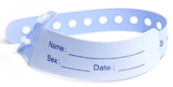 hospital bracelet