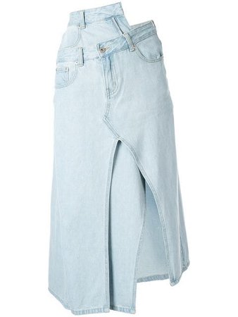 Ground Zero Asymmetric Denim Skirt - Farfetch