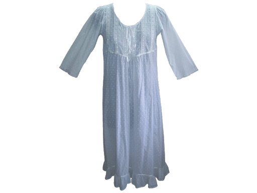Blue Victorian Nightgown 1