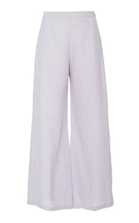 Scelsi High-Rise Linen Pants by Faithfull | Moda Operandi