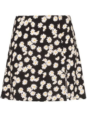 Reformation Margot daisy print mini skirt $115 - Buy Online - Mobile Friendly, Fast Delivery, Price