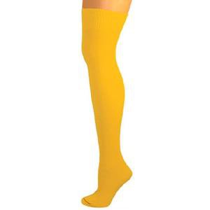 AJs Knee High Nylon Socks - Gold Yellow: ClownAntics.com