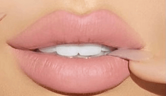 nude pink lip