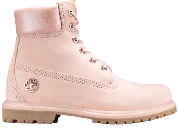 Pink timberland boots